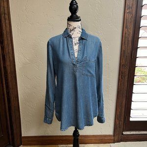 Bella Dahl Chambray Tunic Top
